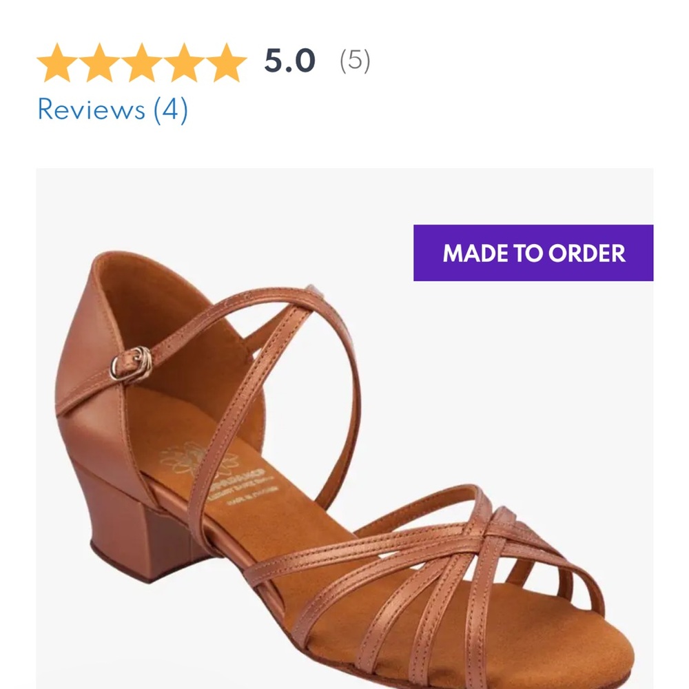 Supadance Ballroom Practice Shoes Sandals Size 5 wide - Picture 7 of 10